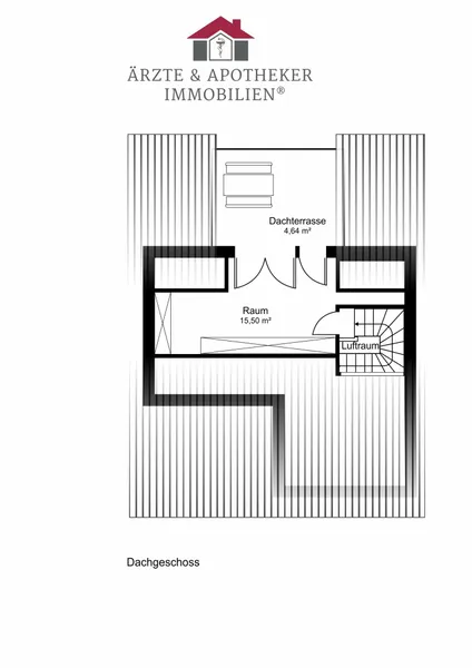 Grundriss eines Hauses mit Raumaufteilung, inkl. Küche und Wohnbereich.